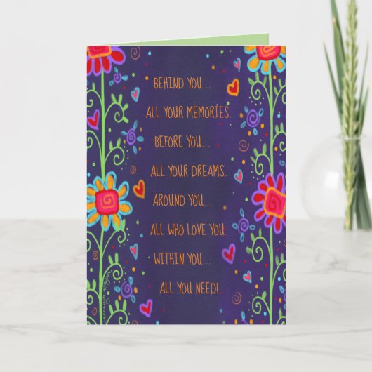 あなたの中に 卒業の名言 卒業おめでとう カード (正面)