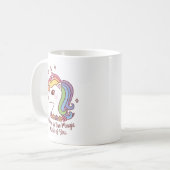 あなたの中の魔法にきっと出会える ユニコーン コーヒーマグカップ (正面左)