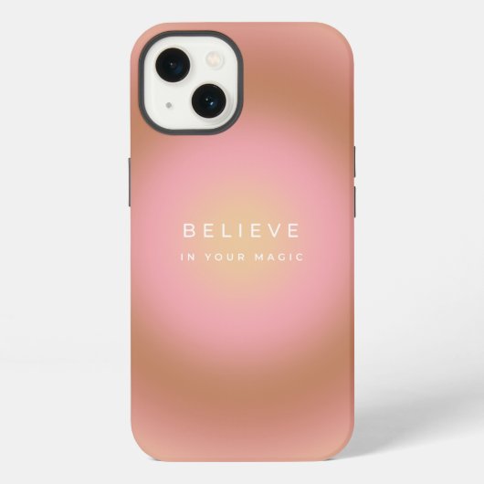 あなたの中の魔法に気づいて iPhoneケース (裏面)