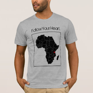 あなたの中心を後を追って下さい Tシャツ
