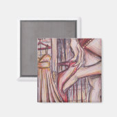 あなたの乗り物はここにあるスケッチ磁石 マグネット (正面/裏面)