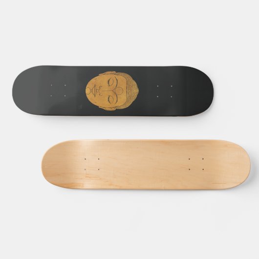 あなたの乗り物を啓発 – Buddha Skateboard Art スケートボード (横)