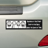 あなたの乗車のマレット! バンパーステッカー (車上)