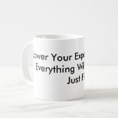 あなたの予想を下げればすべてはWor… コーヒーマグカップ (正面左)