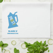 あなたの人の洞窟のバーのためのカスタムなパブタオル キッチンタオル (折り畳み)