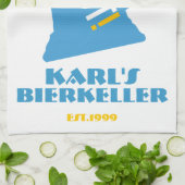 あなたの人の洞窟のバーのためのカスタムなパブタオル キッチンタオル (折り畳み)