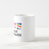 あなたの人権に投票 コーヒーマグカップ (中央)