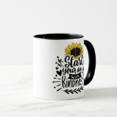 あなたの人生で親切な人のために。ギフトコーヒー マグカップ (正面右)