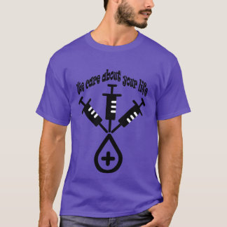 あなたの人生と家族を大切に思います Tシャツ