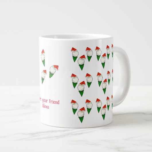 あなたの人生のゴルファーのために ジャンボコーヒーマグカップ (正面右)