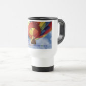 「あなたの人生の一日を交換する」 --タンブラー トラベルマグ (正面右)