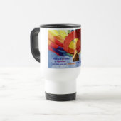 「あなたの人生の一日を交換する」 --タンブラー トラベルマグ (正面左)