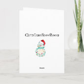 あなたの人生の中で若い人のクリスマスの願い シーズンカード (裏面)