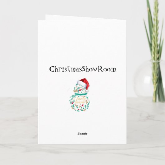 あなたの人生の中で若い人のクリスマスの願い シーズンカード (裏面)