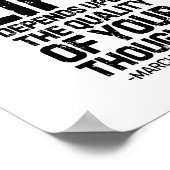 あなたの人生の幸せ、マルクス・アウレリウス ポスター (角)