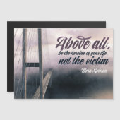 あなたの人生の磁気カードのヒロインになる マグネット招待状 (正面/裏面)