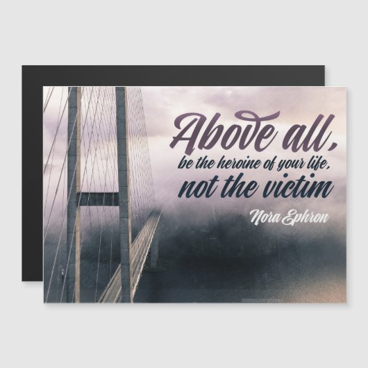 あなたの人生の磁気カードのヒロインになる マグネット招待状 (正面/裏面)
