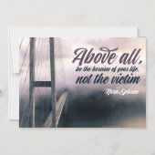 あなたの人生の磁気カードのヒロインになる マグネット招待状 (正面)