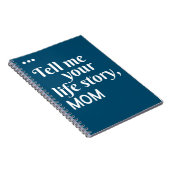 あなたの人生の話を教えてママのギフト ノートブック (右側)