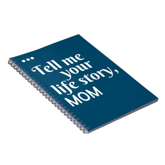 あなたの人生の話を教えてママのギフト ノートブック (右側)