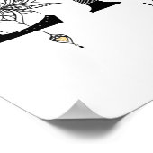 あなたの人生の魚を生きる星ロータムーンサンウォールアート ポスター (角)