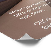 あなたの人生のCEOになる。 ポスター (角)