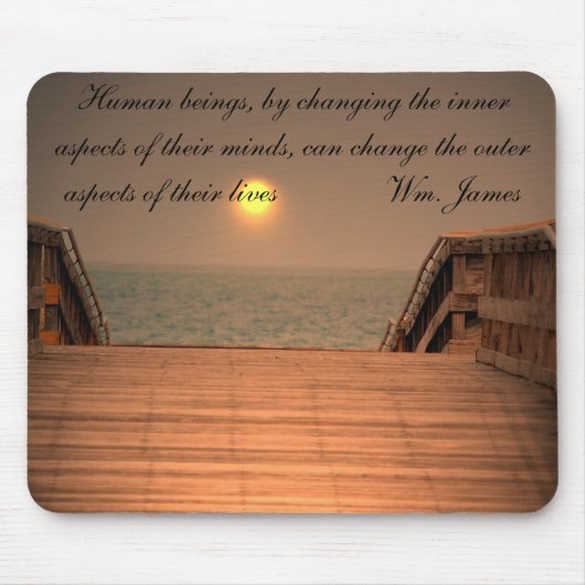 あなたの人生のmousepadを変えて下さい マウスパッド (正面)