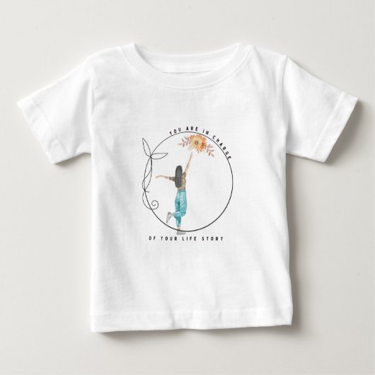 あなたの人生はあなたが責任を負う ベビーTシャツ (正面)