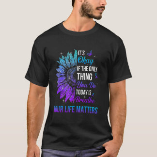 あなたの人生は意味がある 自殺防止啓発 メンズ Tシャツ
