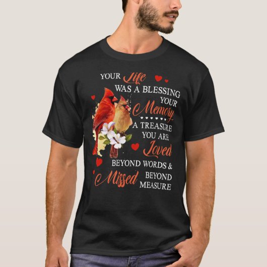 あなたの人生は祝福でした Tシャツ (正面)