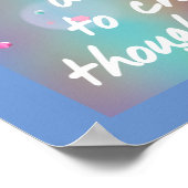 あなたの人生は、あなたの人生を変える考えと変わる ポスター (角)