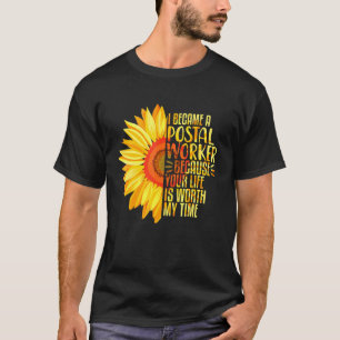 あなたの人生はMの価値があるので郵便配達の郵便作業員 Tシャツ