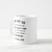 あなたの人生を変える コーヒーマグカップ (正面左)
