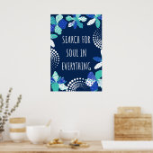 あなたの人生を愛して、あらゆるものに魂を求めなさい ポスター (キッチン)