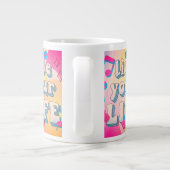 あなたの人生を生きる ジャンボコーヒーマグカップ (裏面)