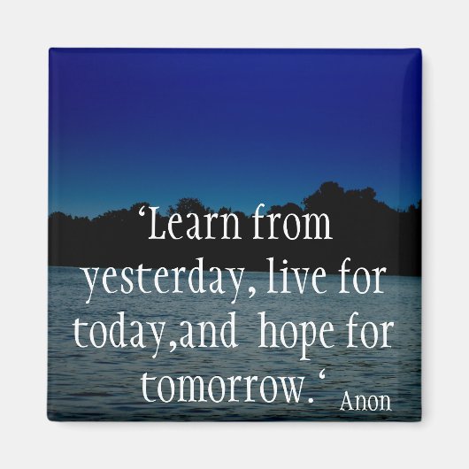 あなたの人生を生きる マグネット (正面)