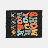 あなたの仕事先生は数学の音楽の歴史教えをwomens フリースブランケット (正面(横))