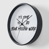 あなたの仕事恋しく思をする時間 壁時計 (傾斜)