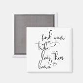 あなたの仲間を見つけて、愛を深めよう マグネット (正面/裏面)