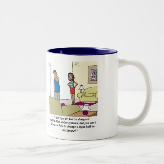 あなたの企業分析のskilを加えることを無視しないで下さい ツートーンマグカップ (右)