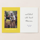 あなたの休日が黄金のように輝きますように | フォトカード 箔カード (内部)