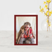 あなたの休日のセーターが醜くて明るい カード (黄色い花)