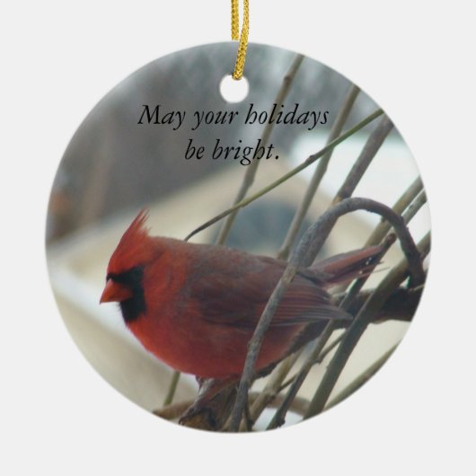 あなたの休日は明るいように セラミックオーナメント (正面)