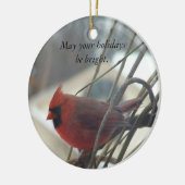 あなたの休日は明るいように セラミックオーナメント (左)