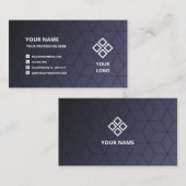 あなたの会社のための高級ビジネスカード 名刺 (正面/裏面)