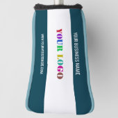 あなたの会社のロゴとカスタム文字ゴルフヘッドカバー ゴルフヘッドカバー (回転90)