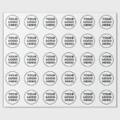 あなたの会社のロゴの包装紙 ラッピングペーパー (フラット)