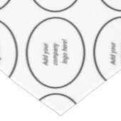 あなたの会社のロゴの銘柄のカスタムなプリント テーブルクロス (アングル)