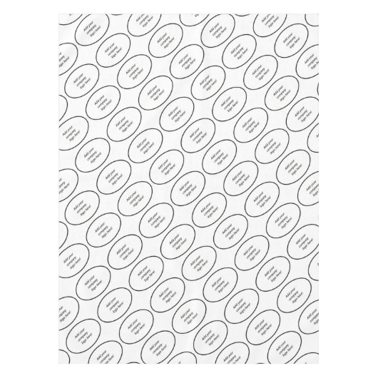 あなたの会社のロゴの銘柄のカスタムなプリント テーブルクロス (正面)