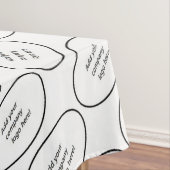 あなたの会社のロゴの銘柄のカスタムなプリント テーブルクロス (インサイチュ)